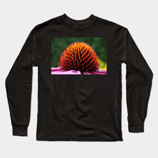 Echinacea Purpurea Long Sleeve T-Shirt by AH64D